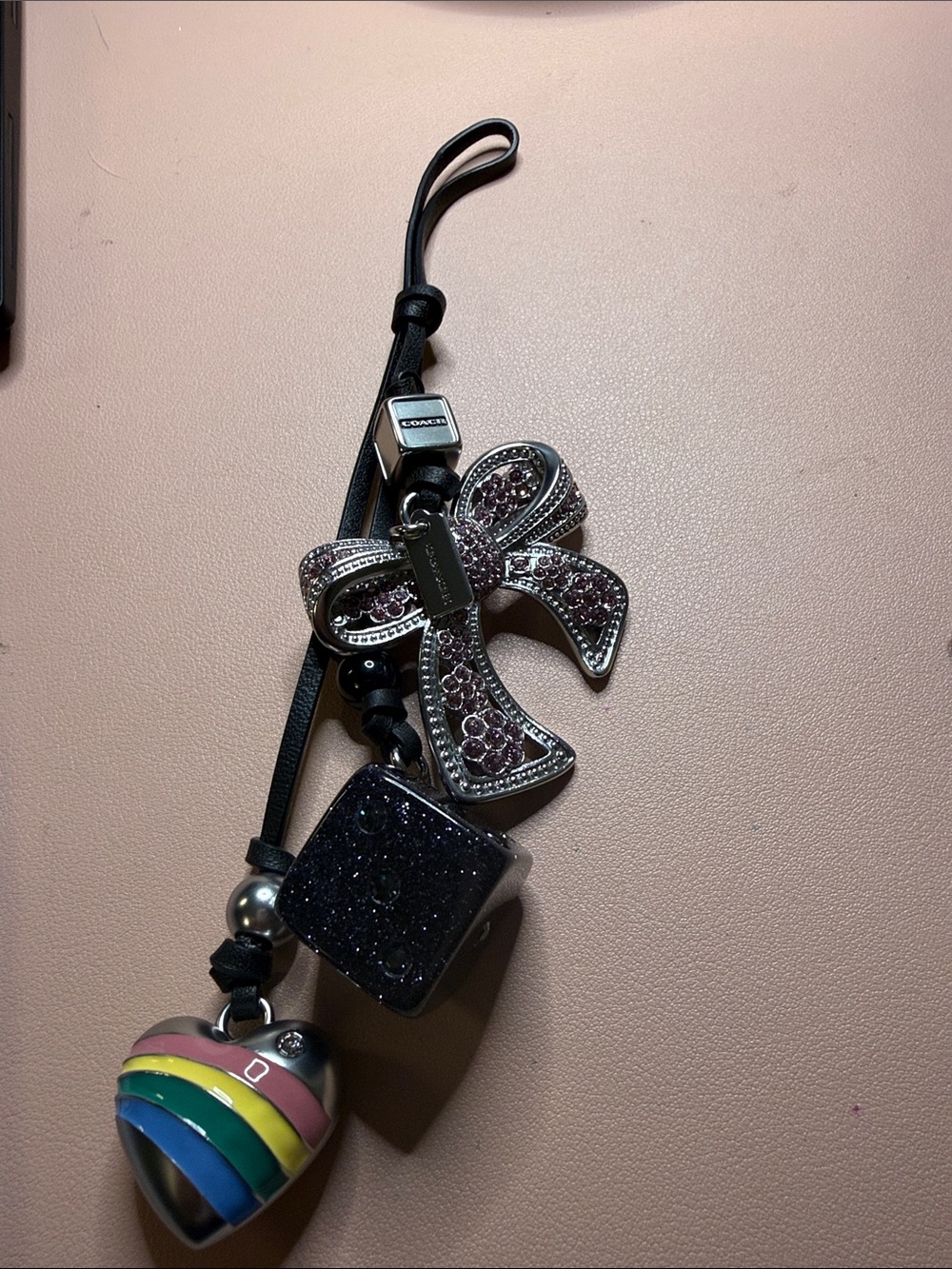 Coach Rogue 31 Loved Leather Charm Cluster- Rare & Exclusive - Picture 5 of 7